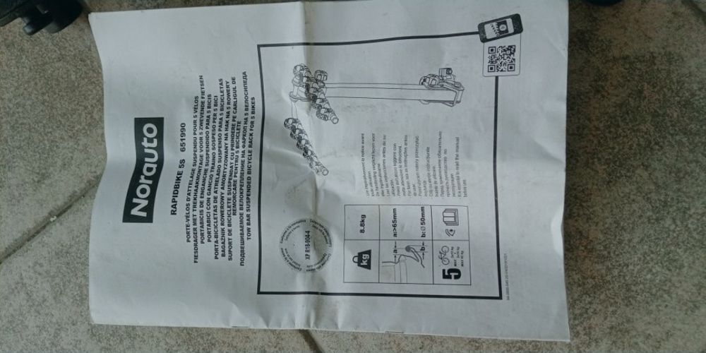 Suporte de bicicletas Norauto