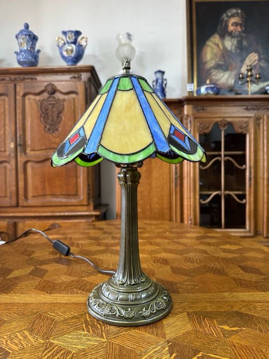 Настільна лампа торшер в стилі Тіффані настольный светильник 6983