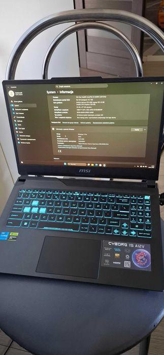 laptop MSI Cyborg 15 A12VE-017XPL