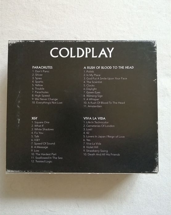 Caixa  com 4 CDs edição limitada Coldplay