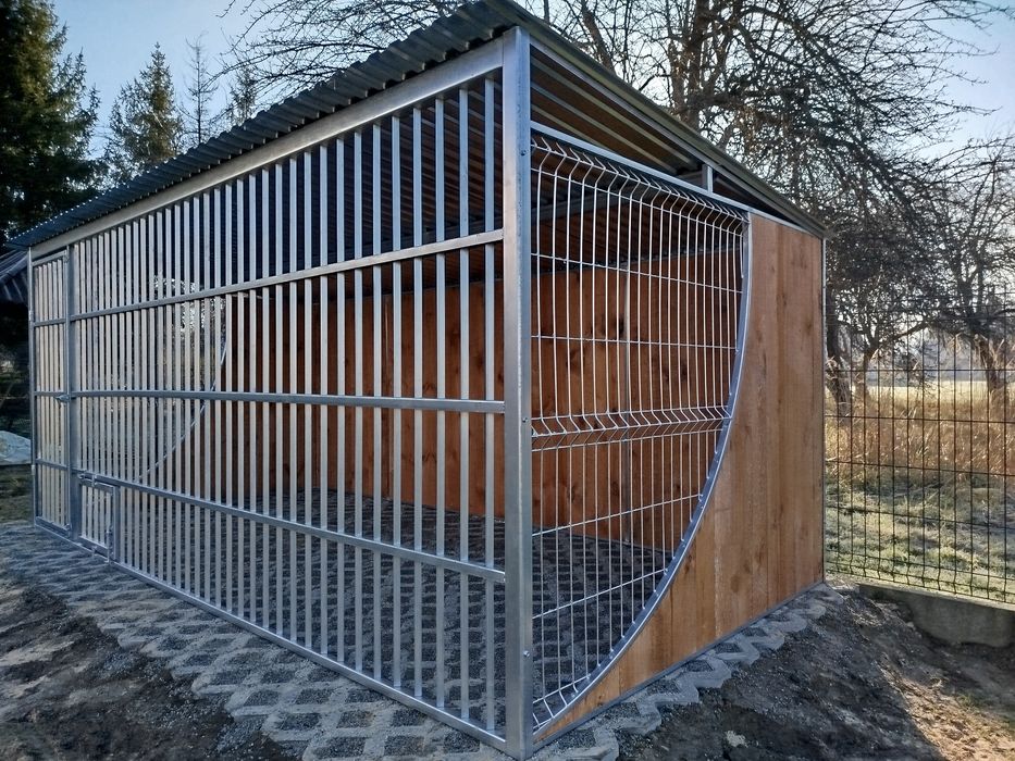 Kojec klatka dla psa "ŁEZKA" ocynkowany wysoka jakość b.mocny 4x2