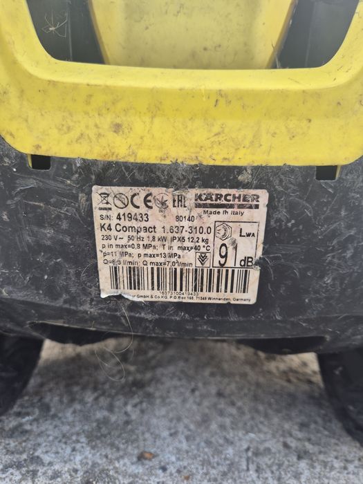 Karcher k4 мийка високого тиску