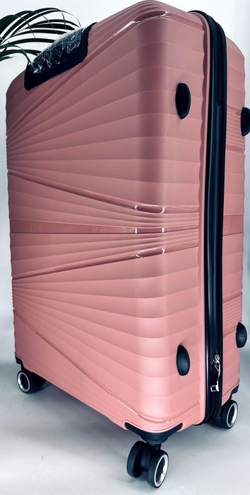 Nowa duża walizka pudrowy róż torba