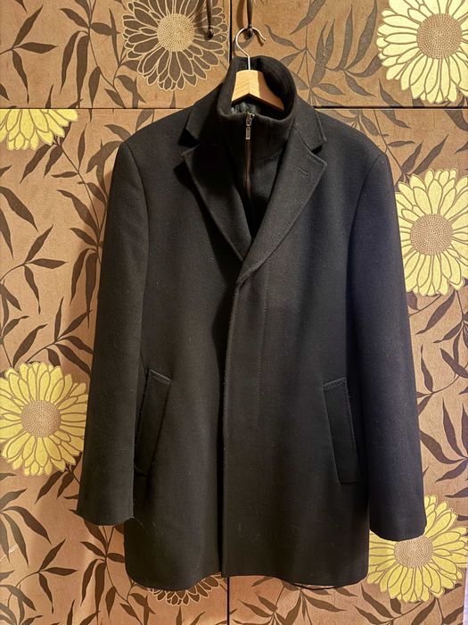 Płaszcz męski czarny BYTOM