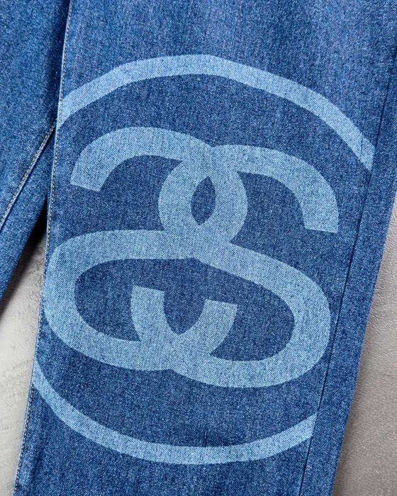 Джинси STUSSY SS-Link Big Ol' Jeans Dark Blue: 5 250 грн. - Прямые