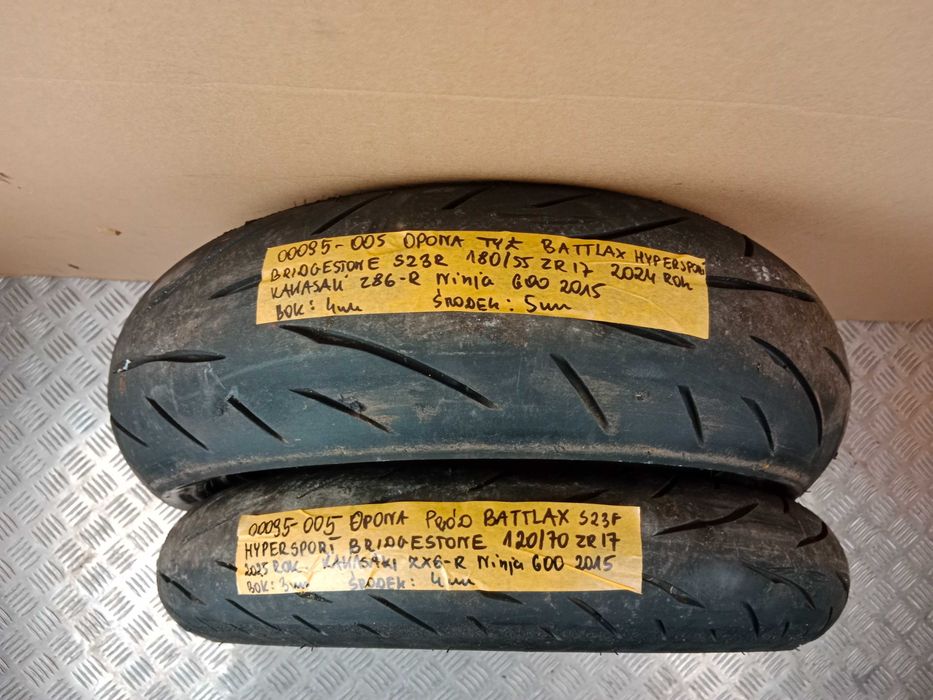 Opony Motocyklowe Battlax Bridgestone Przód 120/70 Tył 180/55 ZR17
