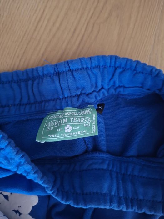 Niebieskie spodenki Denim Tears