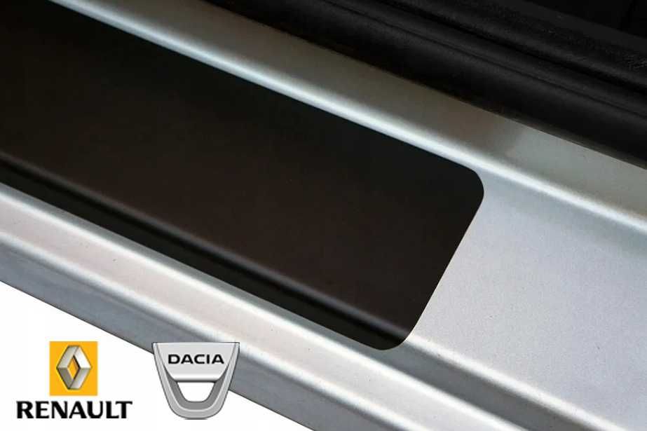 Захисна плівка защитная пленка наклейки на пороги авто Renault Dacia