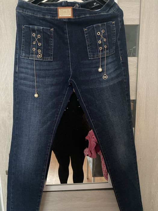 elisabetta franchi spodnie jeansy