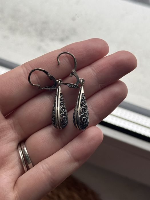 Сережки срібло 925 вінтаж срср