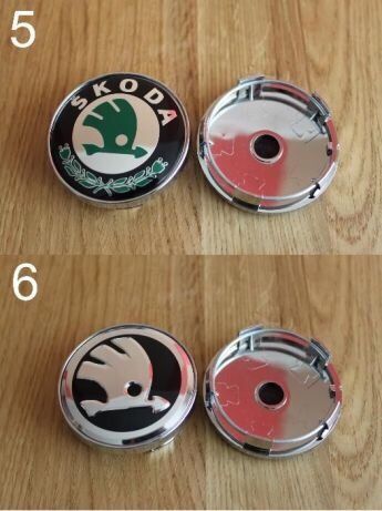 Колпачки заглушки в диски Skoda VRS V2 ковпачки Шкода