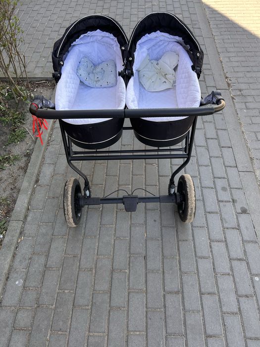 Wózek bliźniaczy 2w1