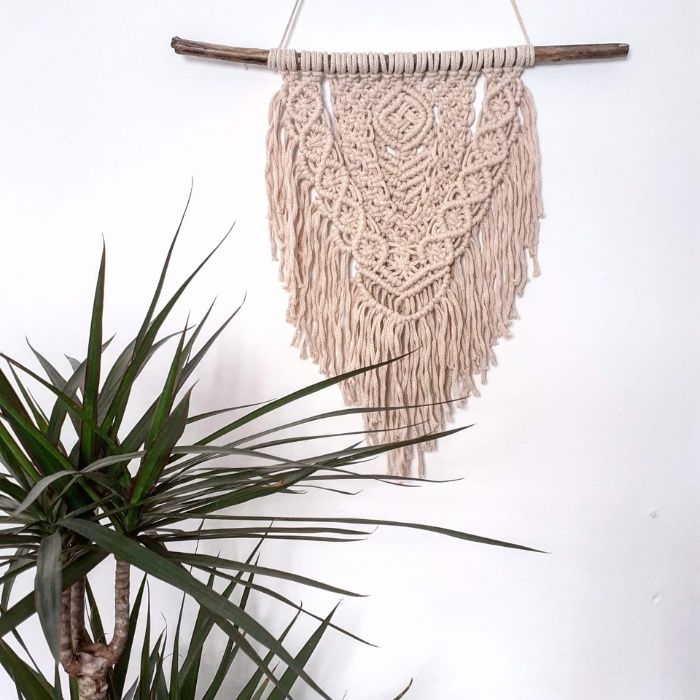 Macramé Algodão e Stick único #4