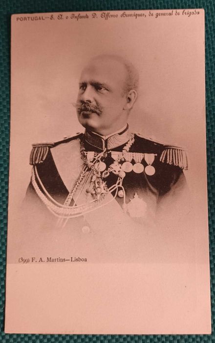 Postal antigo Monarquia