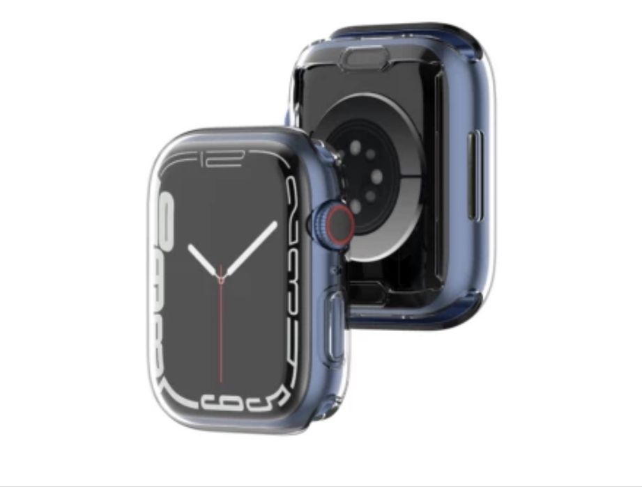 Захистний силіконовий чехол-бампер на Apple watch 4/5/6/SE 44/40мм