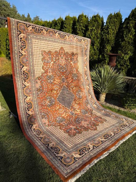 Dywan Wełniany Kaszmirowy Perski Iran Goum 350x250 galeria 14 tyś