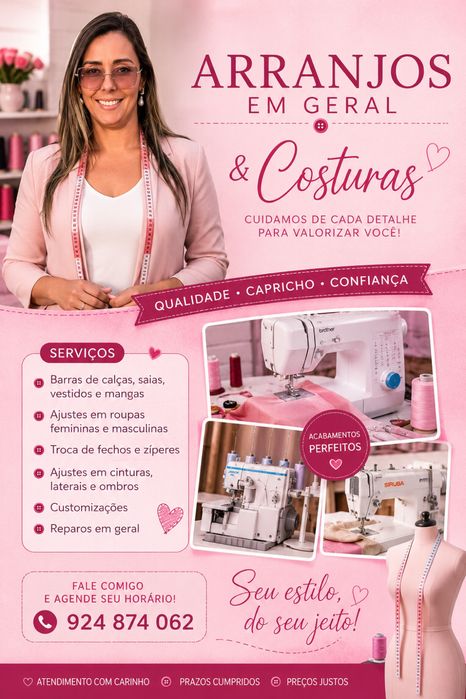 Seamstress, General Alterations Including Hemming, Zippers, and Fitting