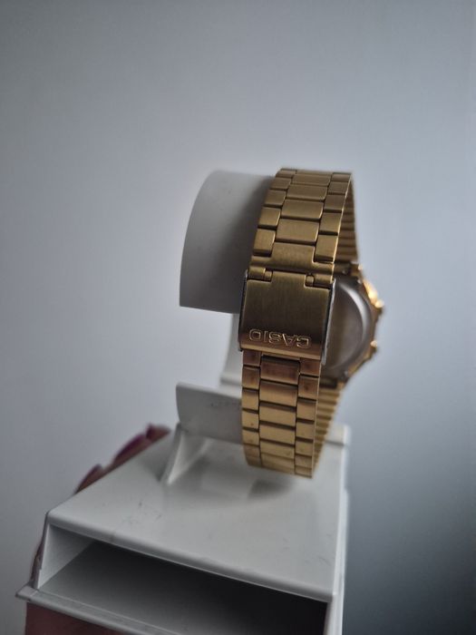 Zegarek na rękę casio, złoty, model 3298