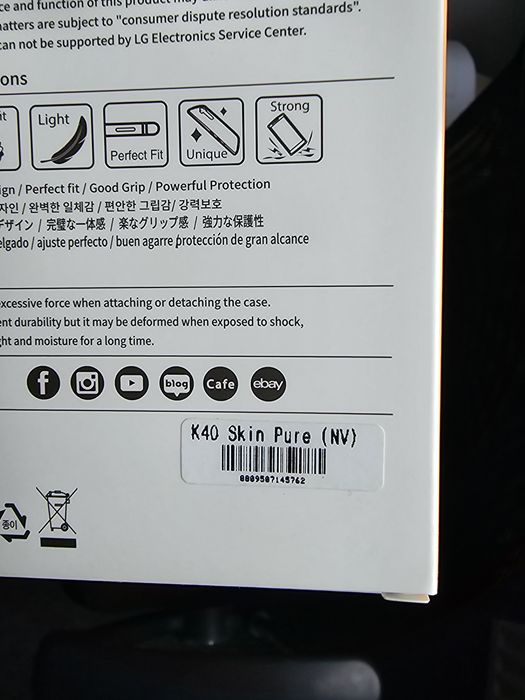 Etui LG K40 nowe