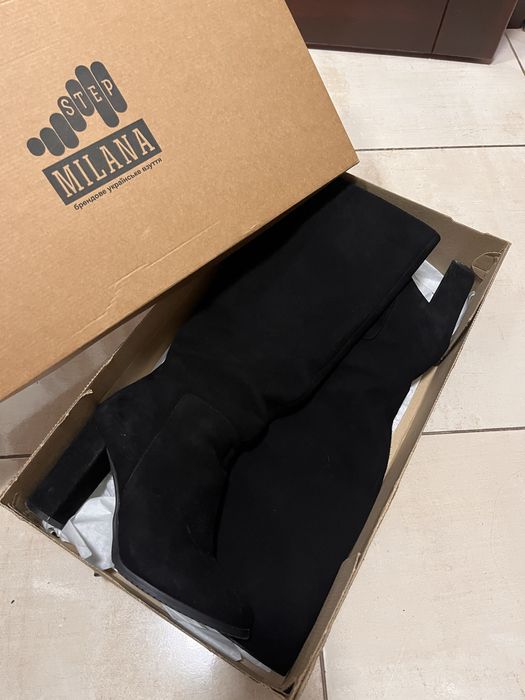 Знидка сьогоні! Чоботи замшеві єврозииа