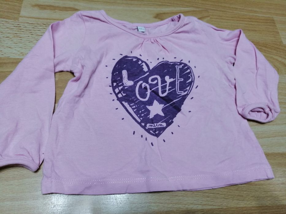 Różowa bluzeczka love mum 68