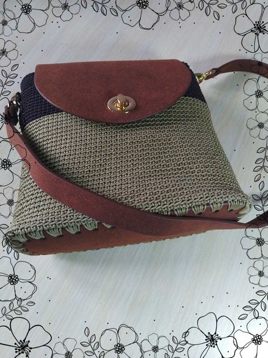 В'язана сумка. Ручна робота.