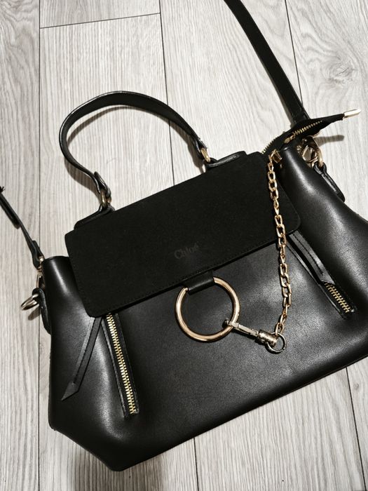 Torebka czarna na ramię i do ręki. Chloe