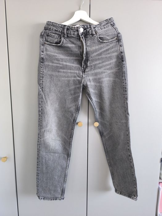 Szare jeansy Zara