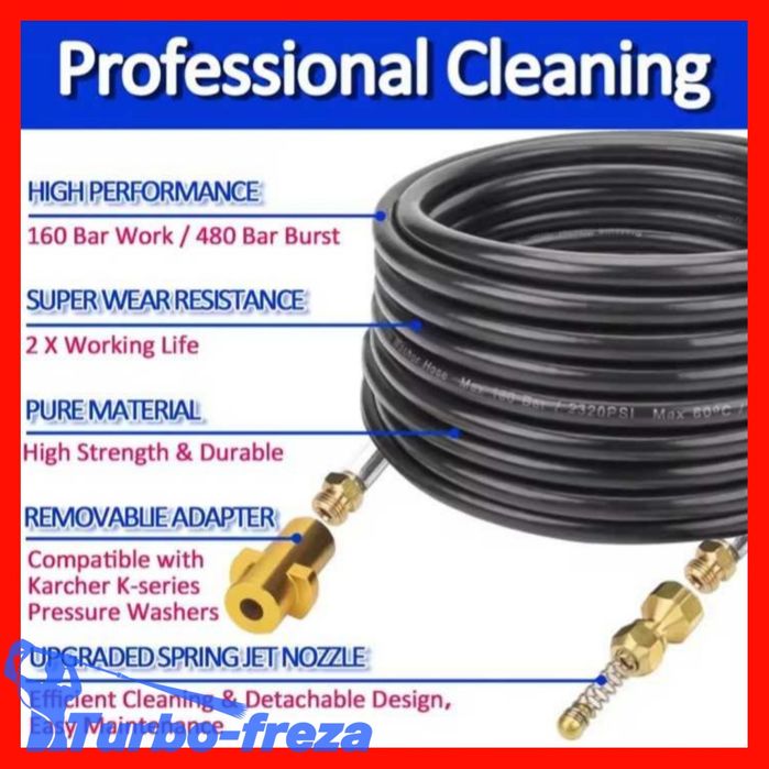 Шланг для прочищення каналізації, труб на мийку KARCHER K2 K3 K4 K5 K7