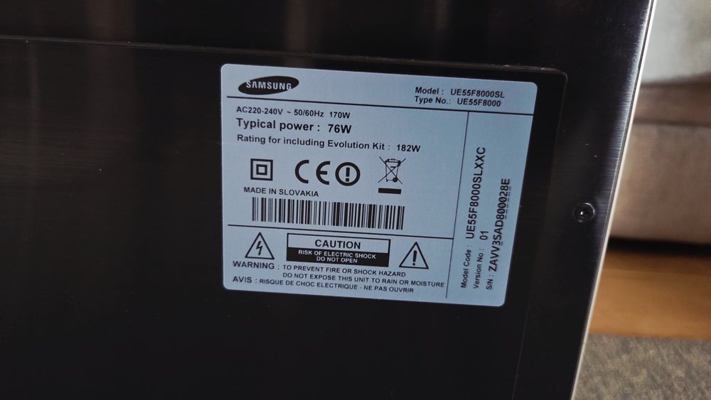 Smart TV Samsung "55" Série F8000