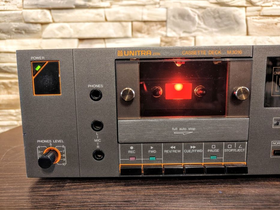 magnetofon Unitra M3016 deck vintage ładny stan