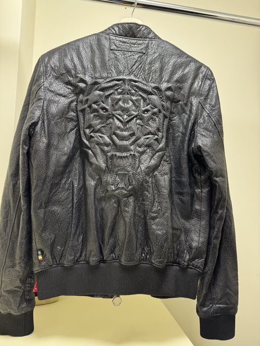 Кожана куртка Philipp Plein . Original