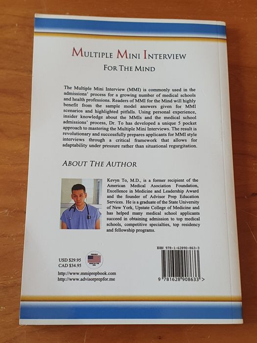 Livro "Multiple Mini Interview For The Mind"
