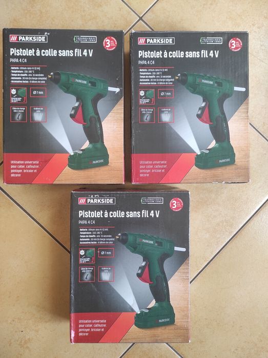 НІМЕЧЧИНА Клейовий пістолет акумуляторний PARKSIDE PHPA 4 C4 АКБ