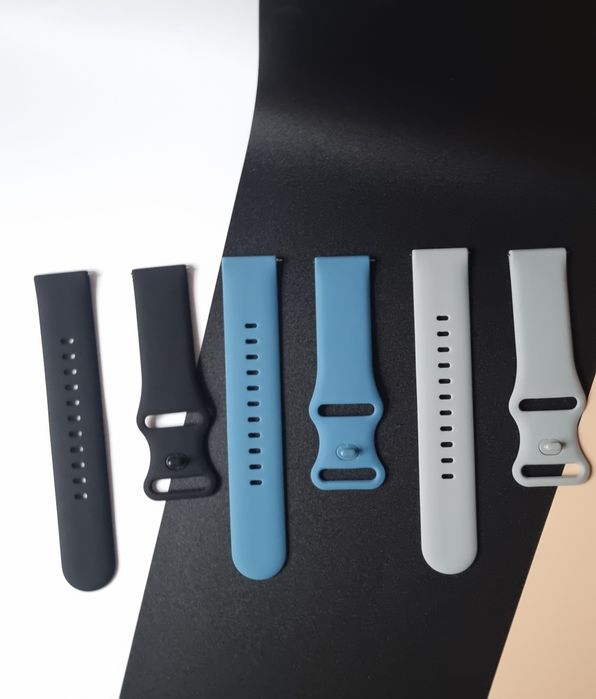 Pasek 3× silikonowy 22 mm do Samsung,Huawei Watch, Amazfit