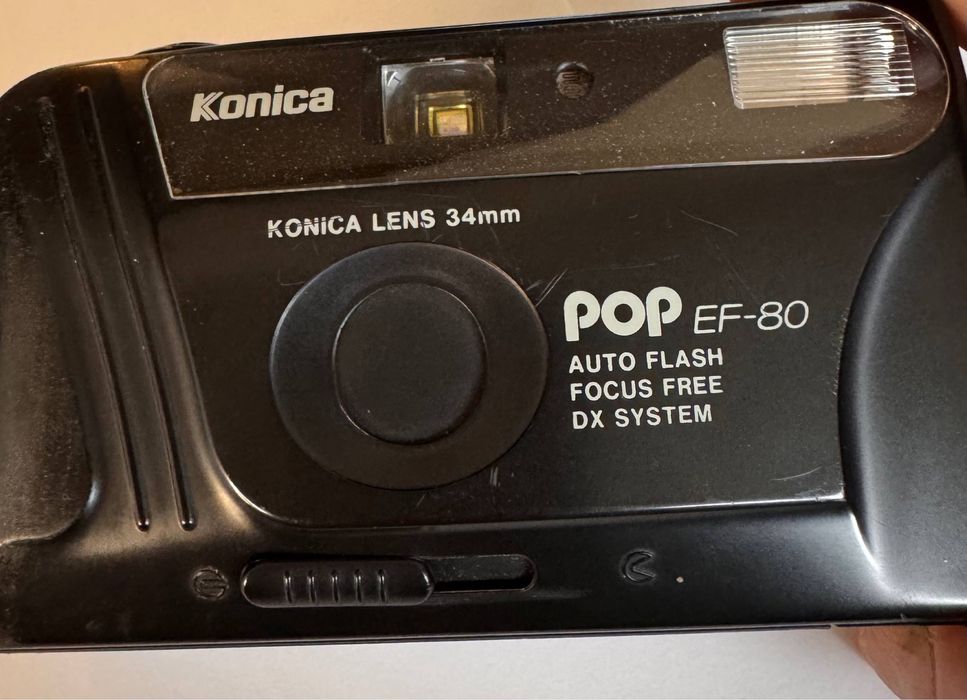 Фотоапарат плівковий Konica Pop EF-80 з чохлом
