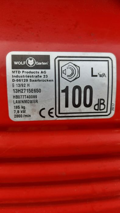 Traktorek kosiarka Wolf Garten E 13/92H