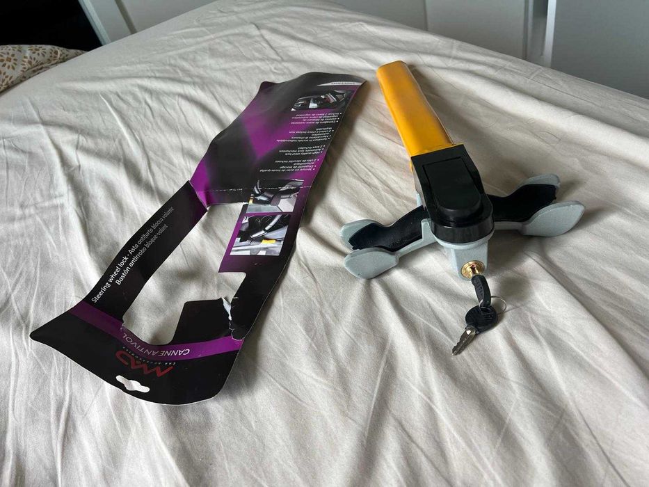 Tranca Anti-Roubo Volante de Carro - Mad Car Acessories