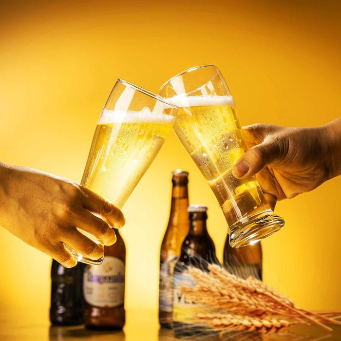 Kufle Szklanki do piwa ParaCity szkło bezołowiowe 420 ml 2 sztuki