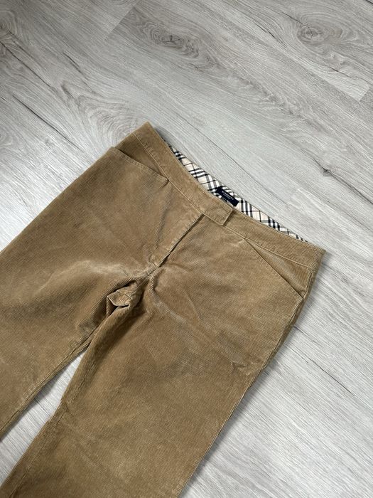 Жіночі вінтажні кльош штани вельвет Burberry