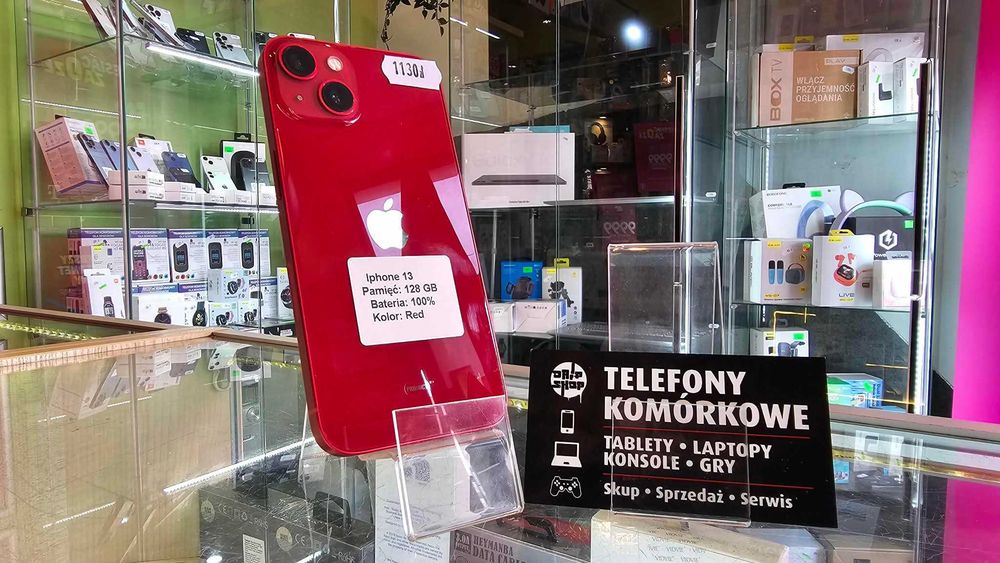 Iphone 13 128Gb Bat:100% Red Gwarancja/SklepGSM/Lwsk