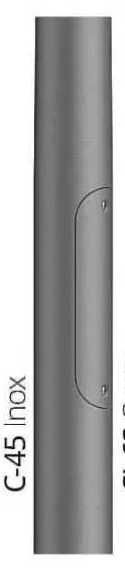 Słup aluminiowy 6m SAL-6 inox C45 ROSA kat. 42207/c45