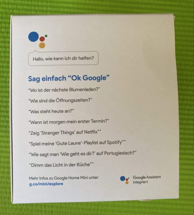 Продам умную колонку Google Home Mini новую.