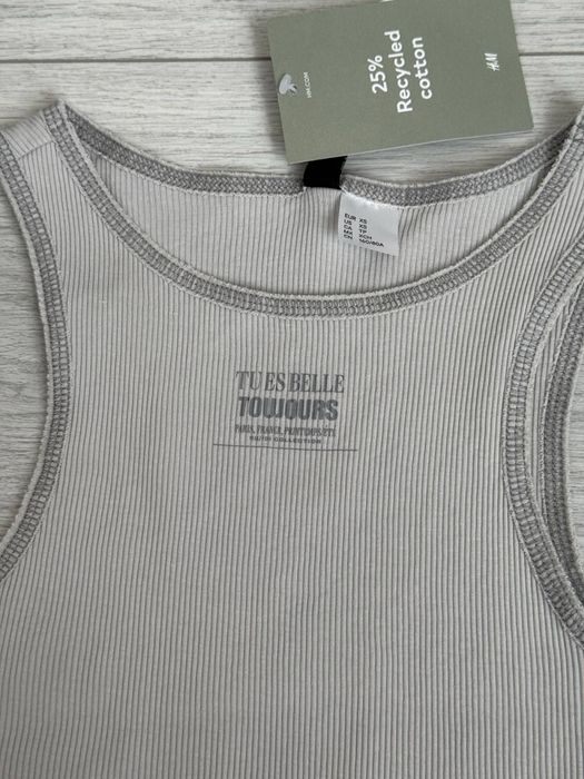 Трендовая женская хлопковая майка H&M