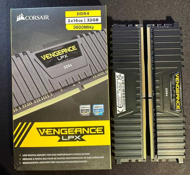 CORSAIR Vengeance LPX DDR4 RAM 32GB (2x16GB) 3600MHz CL18