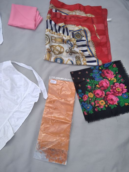 Школьный фартух фартук шарф носовые платки  СССР