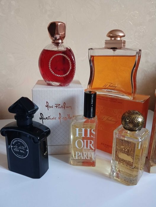 Serge Lutens, Chanel, Lalique, Micallef, Hermes,Prada, Guerlain