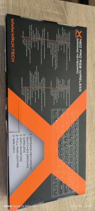 Klawiatura Krux Neo Pro RGB Wireless Gateron