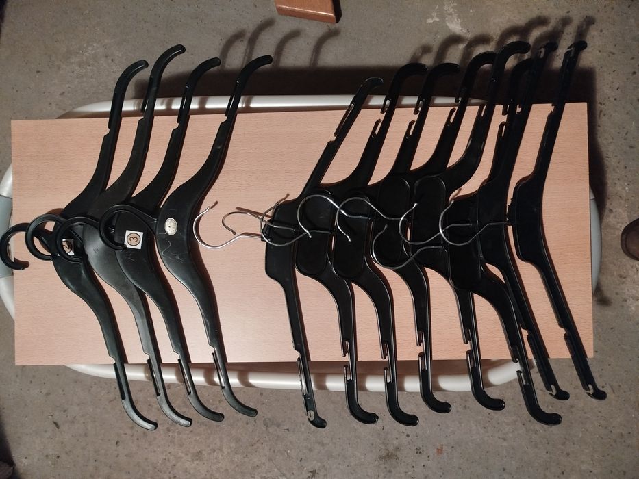 Wieszaki  na ubrania szerokie 12 szt