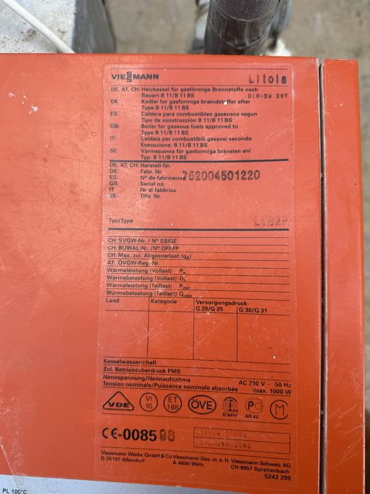 Piec gazowy viessmann litola